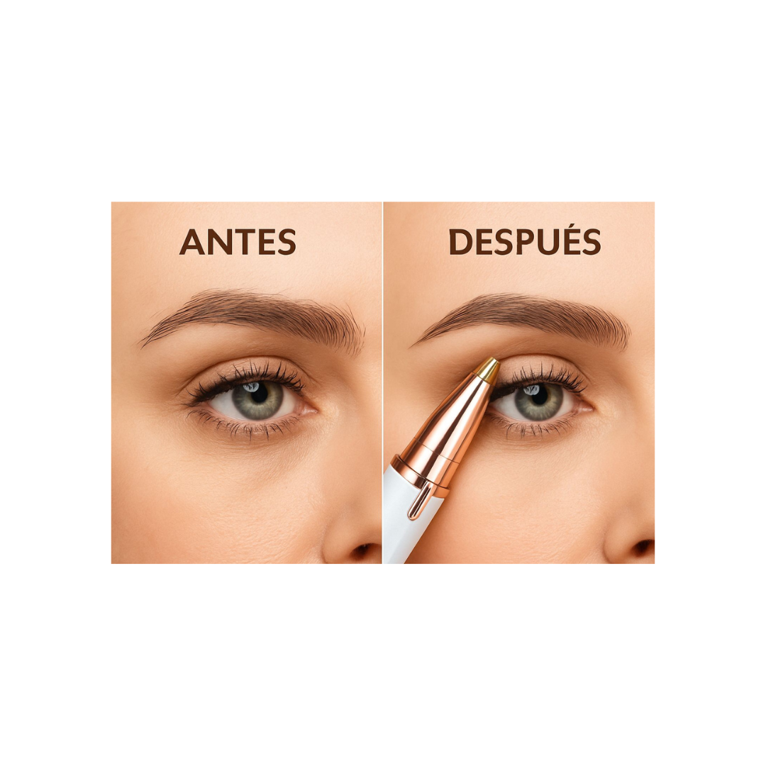 Depiladora facial de precisión indolora